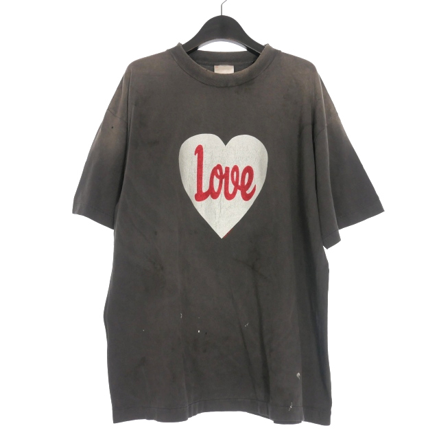 セントマイケル SAINTMICHAEL 25SS HEART LOVE SS TEE プリントTシャツ 
