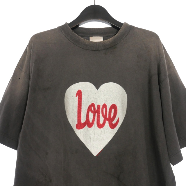 セントマイケル SAINTMICHAEL 25SS HEART LOVE SS TEE プリントTシャツ 