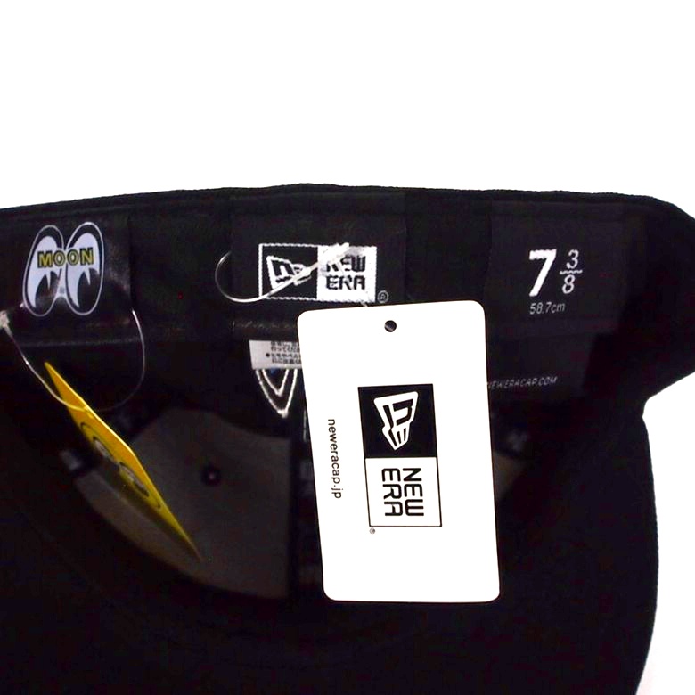 ニューエラ NEW ERA × ムーンアイズ MOONEYES ピンストライプ ロゴ刺繍