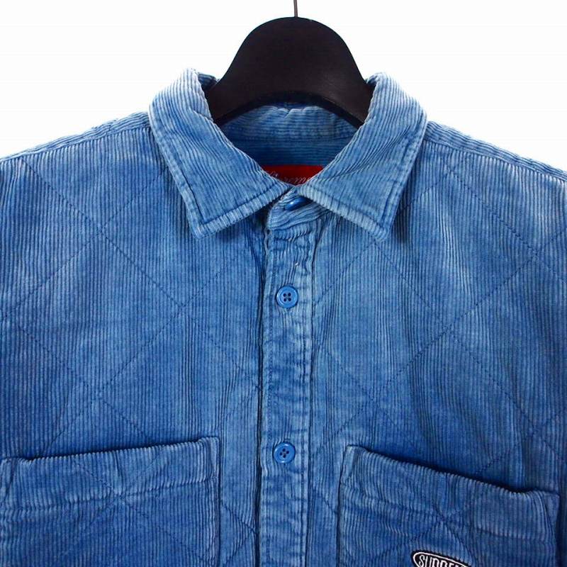 シュプリーム SUPREME Quilted Corduroy Shirt コーデュロイ