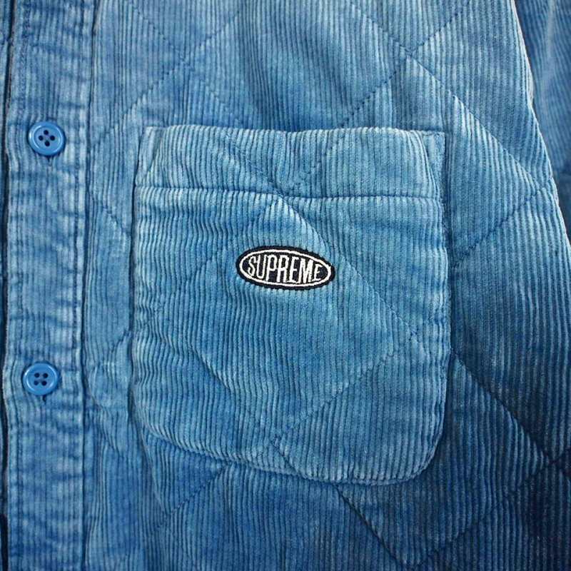 シュプリーム SUPREME Quilted Corduroy Shirt コーデュロイ