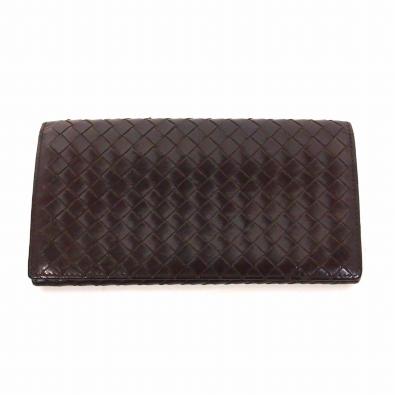 BOTTEGA VENETA 茶色 長財布 ボッテガ・ヴェネタ 長財布 レディース