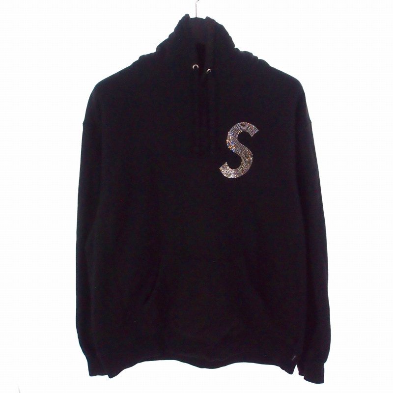 シュプリーム SUPREME × スワロフスキー Swarovski S Logo Hooded