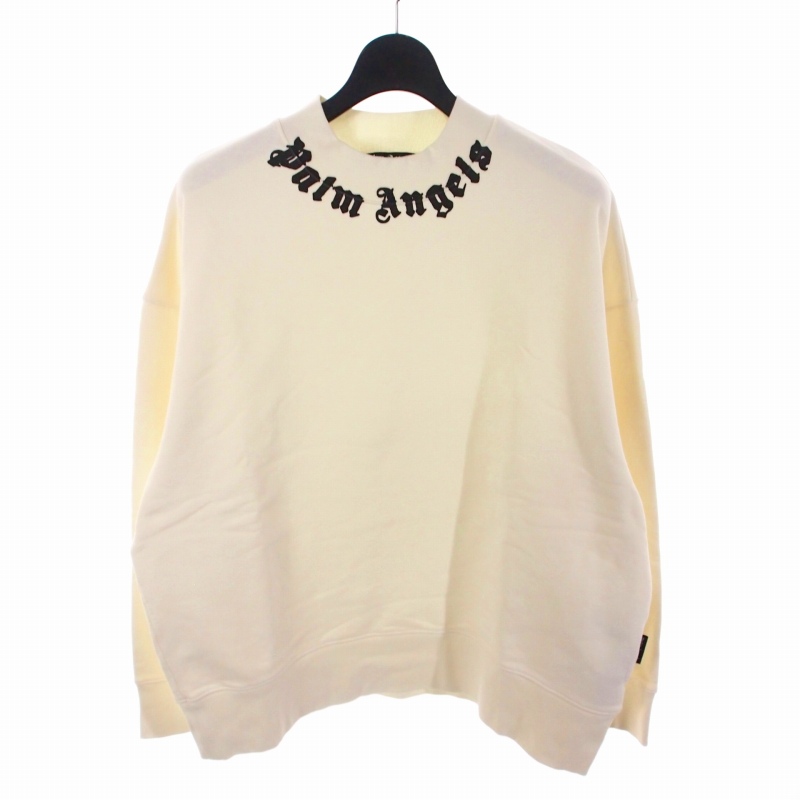 パームエンジェルス PALM ANGELS ネックロゴ クルーネック スウェット