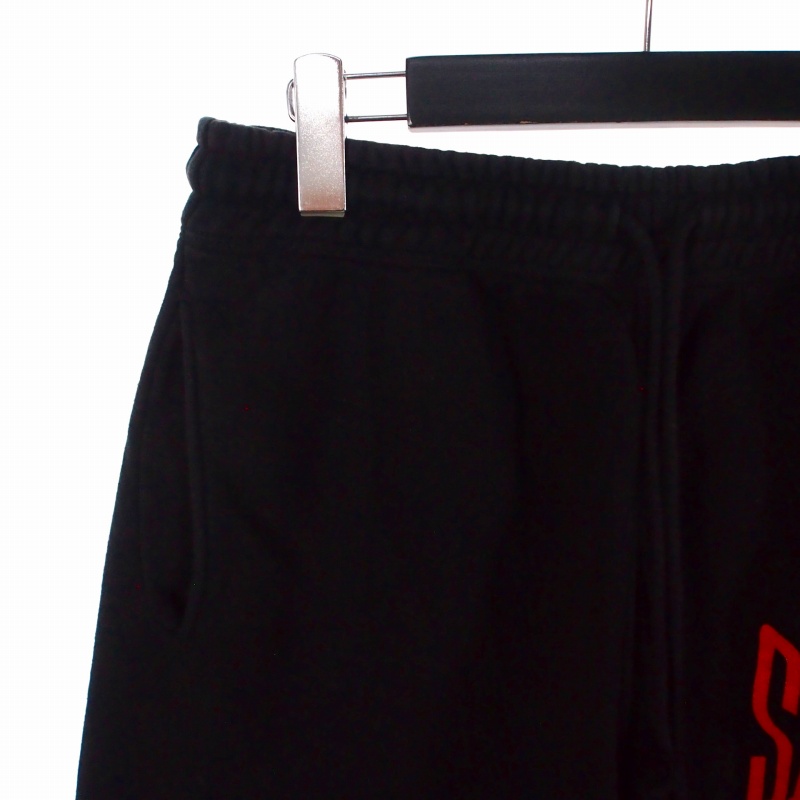 セントマイケル SAINTMICHAEL SWEAT SHORTS SAINT BLACK ショート