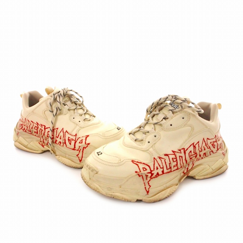 バレンシアガ BALENCIAGA Triple S Metal Logo Sneakers メタルロゴ