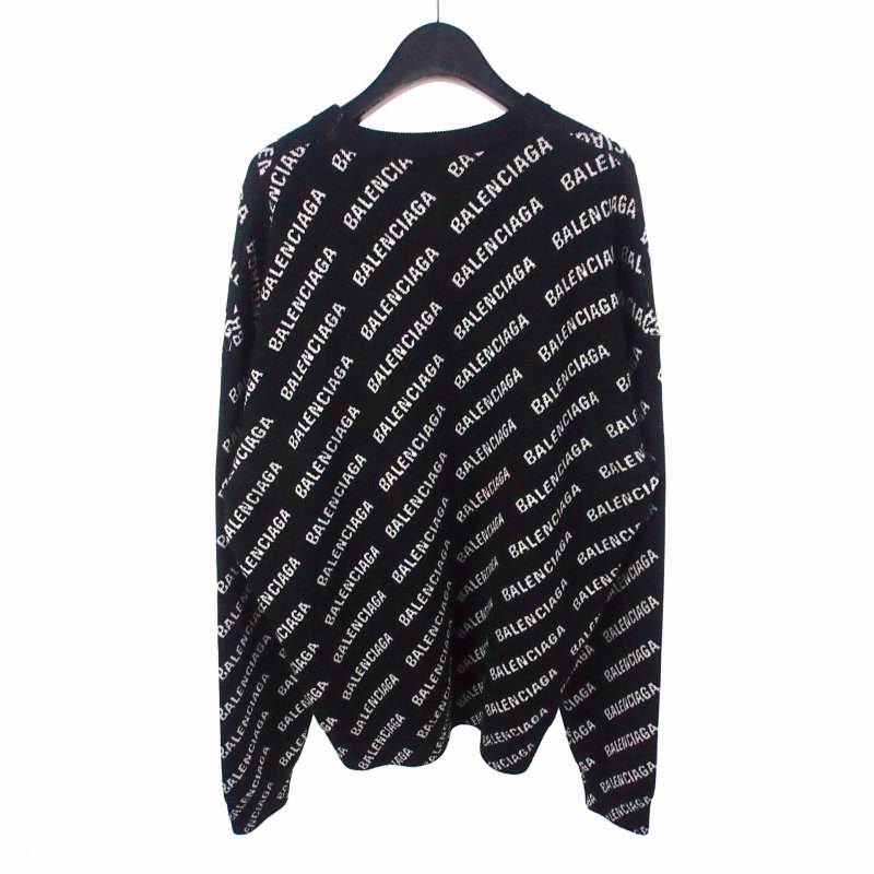 バレンシアガ BALENCIAGA Mini Allover Logo Sweater ロゴ ニット 