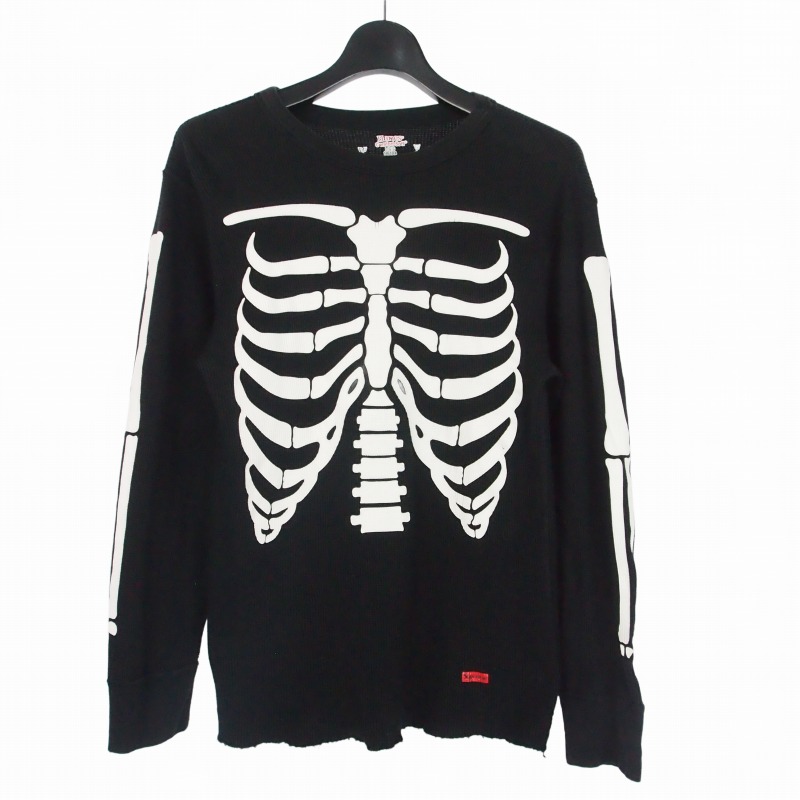 シュプリーム SUPREME × ヘインズ Hanes 21AW Bones Thermal Crew 