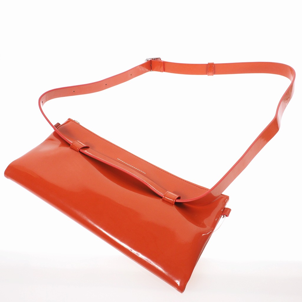 未使用品 エムエムシックス Mm6 メゾンマルジェラ Maison Margiela 19aw エナメル ショルダーバッグ ロゴ オレンジ S54ui0069 国内正規 レディース 3 ベクトルパーク 未使用品 エムエムシックス Mm6 メゾンマルジェラ Maison Margiela 19aw エナメル ショルダーバッグ ロゴ オレンジ S54ui0069 国内正規 レディース 3 ベクトルパーク