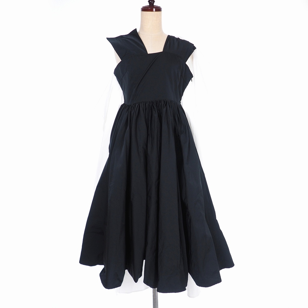 本物保証 36 ワンピース ノースリーブ ドレス プリーツ クレープ Dress Crepe ss Margiela Maison メゾンマルジェラ Mm6 エムエムシックス 未使用品 ブラック レディース 国内正規 S32cu0114 黒 ワンピース Jewelryhistorians Org