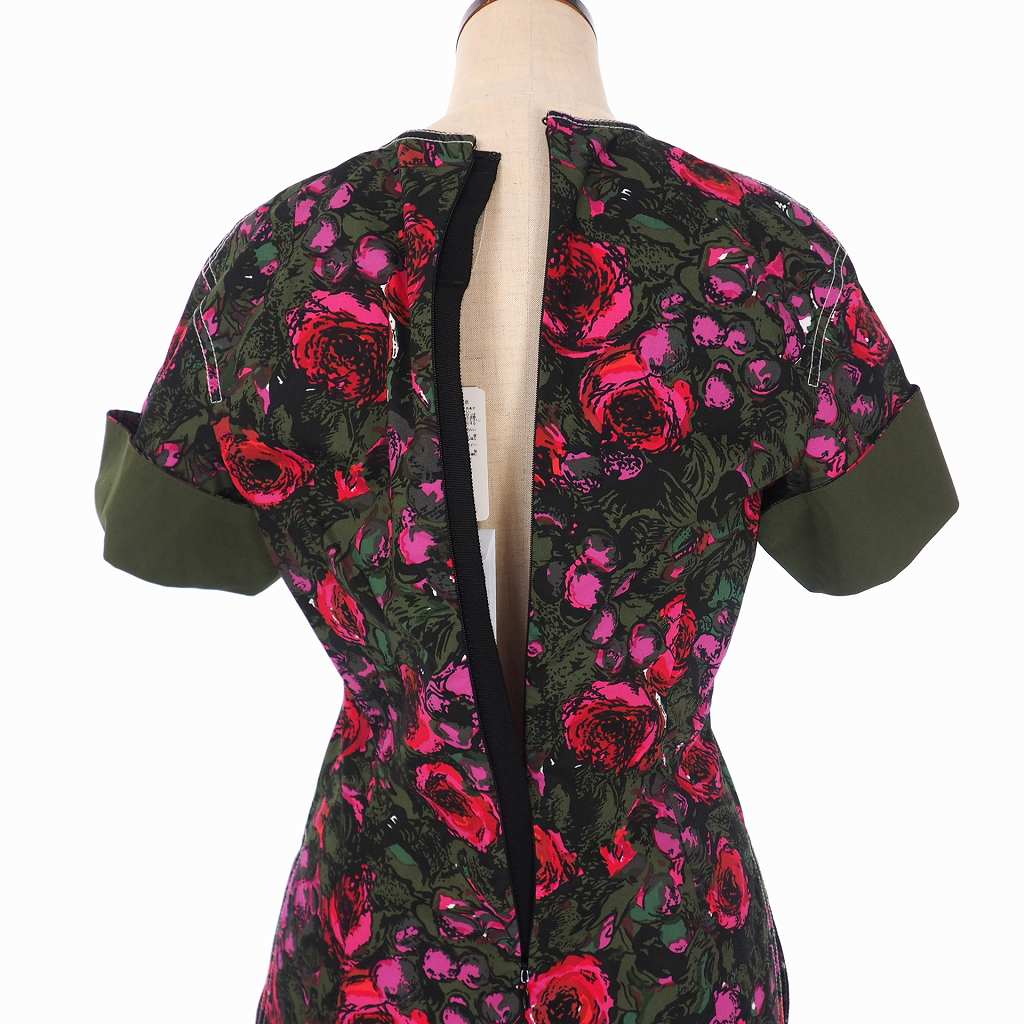 未使用品 マルニ MARNI 20SS S/S BLOUSE 花柄 総柄 プリント ブラウス 
