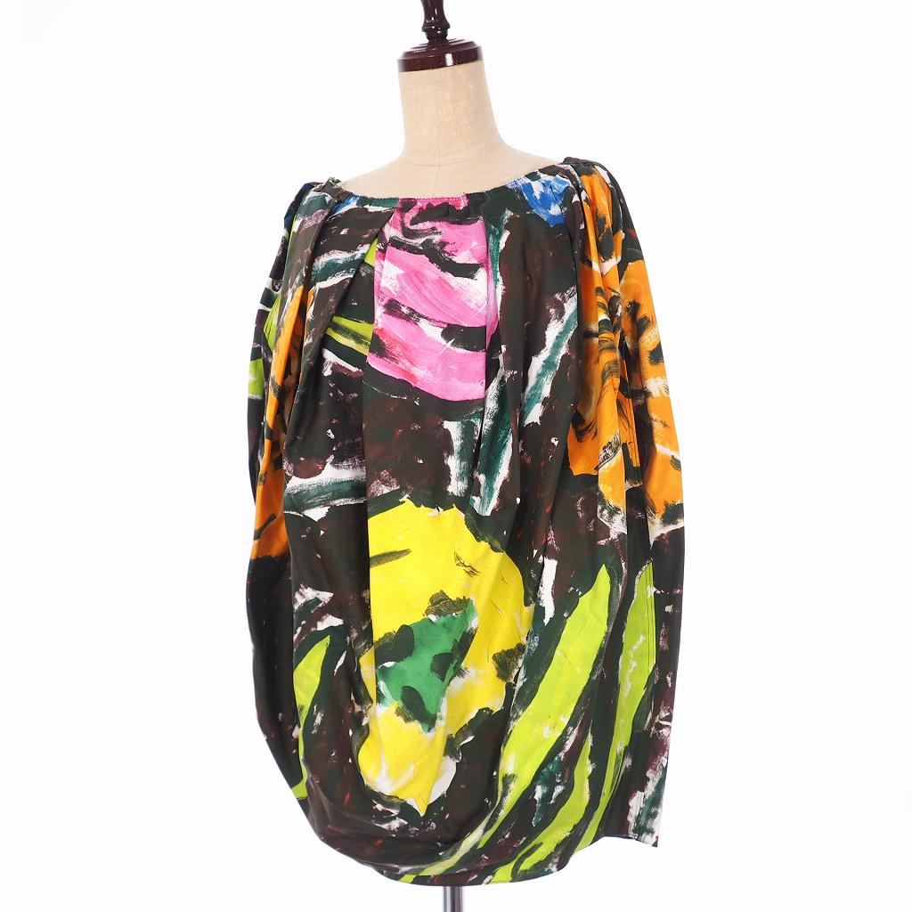 未使用品 マルニ MARNI 20SS 花柄 総柄 プリント シャツ ブラウス 