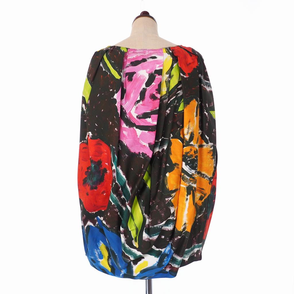 MARNI マルニ 夏物 ブラウス 花柄 チュニック ノースリーブ Aライン 