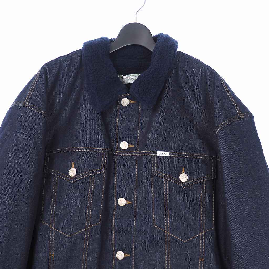 未使用品 ゲス GUESS GREEN LABEL グリーン レーベル BOA DENIM JACKET 