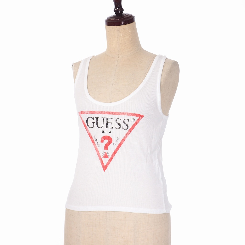 未使用品 ゲス GUESS GREEN LABEL グリーン レーベル ロゴプリント 