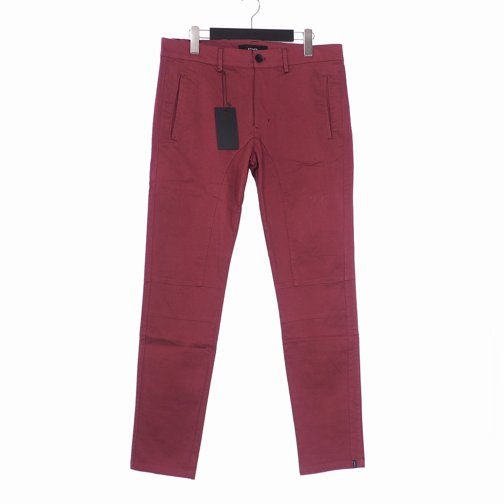 未使用品 スタンプド Stampd ワーク ジョガー パンツ ワインレッド メンズ 3 ベクトルパーク