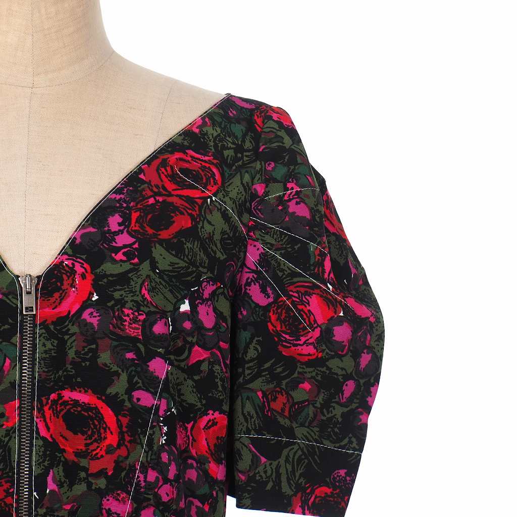 未使用品 マルニ MARNI 20SS V-neck floral print midi dress Vネック 未使用品 マルニ MARNI 20SS V-neck floral print midi dress Vネック