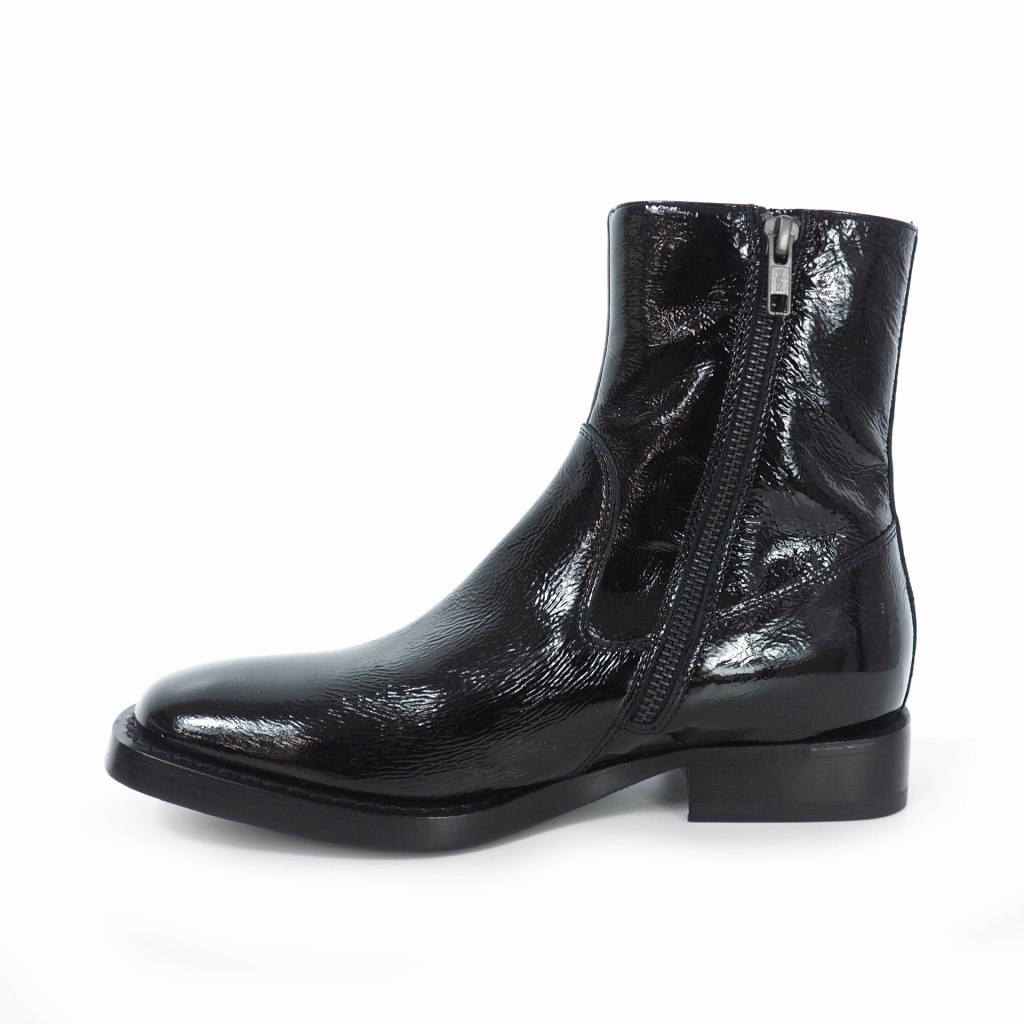Ann demeulemeester スクエアサイドジップブーツ