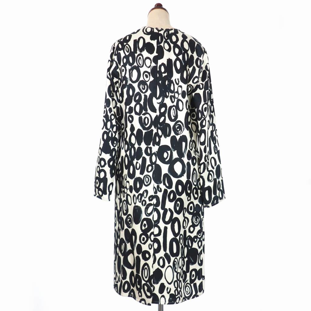 未使用品 マルニ MARNI 20AW 総柄 プリント ロングワンピース 長袖 