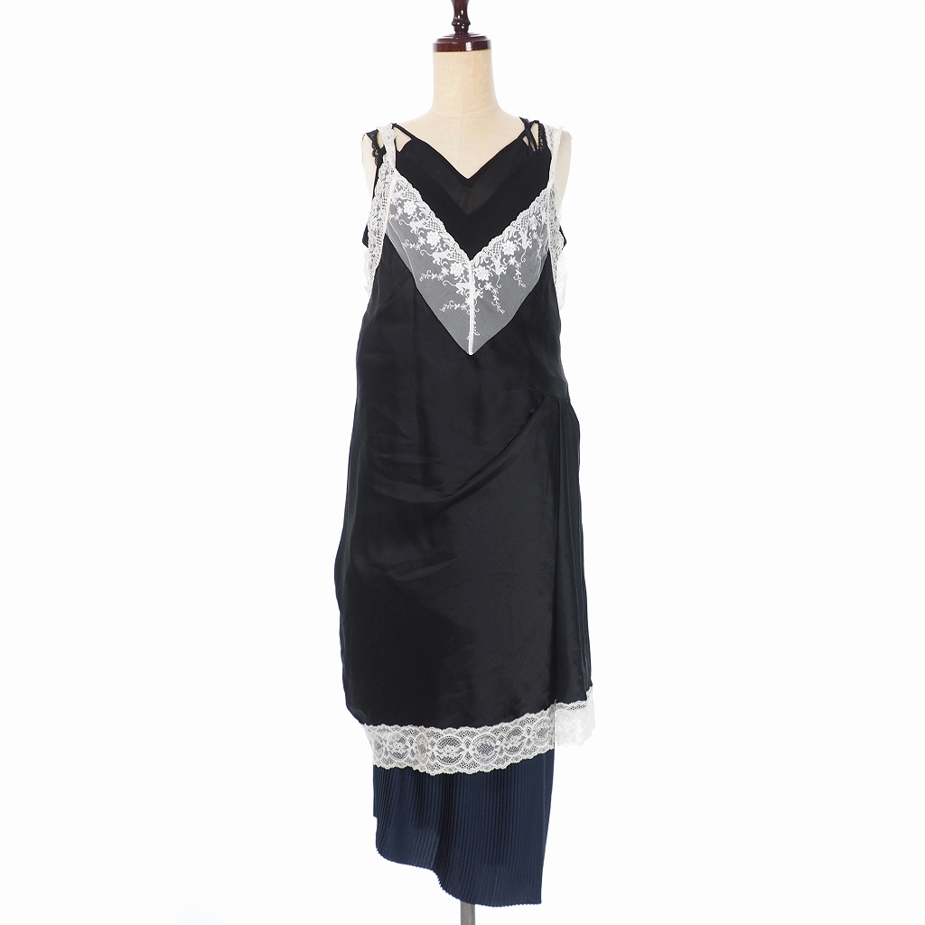 未使用品 ファセッタズム FACETASM 17SS LAYERED CHEMISE DRESS 