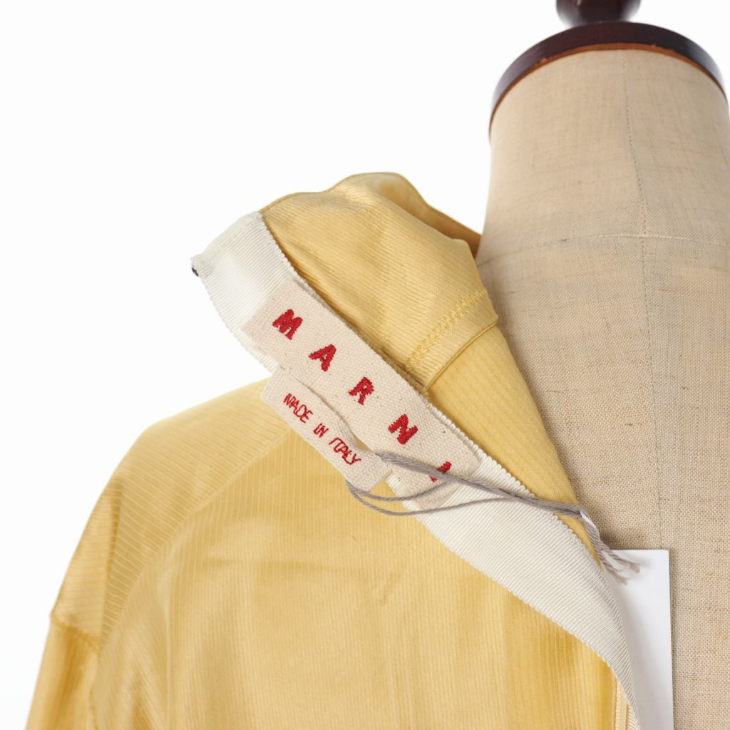 マルニ MARNI 20AW エルボーパッチ サテン ハイネック トップス マルニ MARNI 20AW エルボーパッチ サテン ハイネック トップス