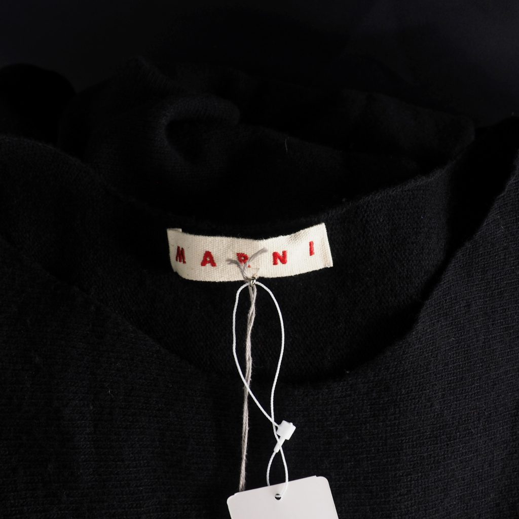 マルニ Marni ウール ニット ロングドレス ワンピース 40 黒 Comunidadplanetaazul Com