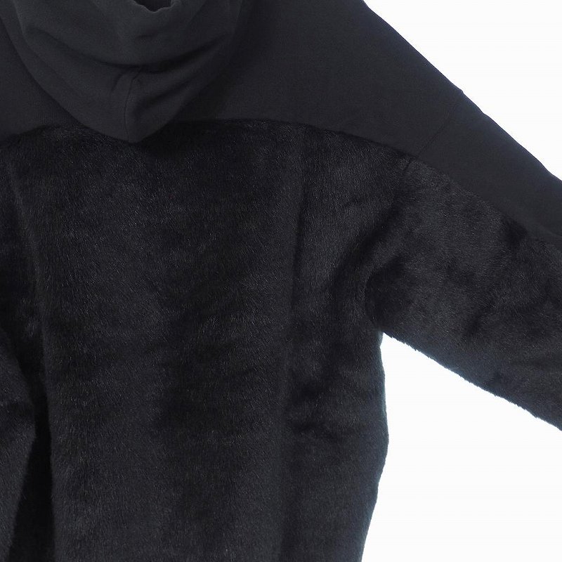 ファセッタズム FACETASM 21AW フェイク ファー フーディ パーカー