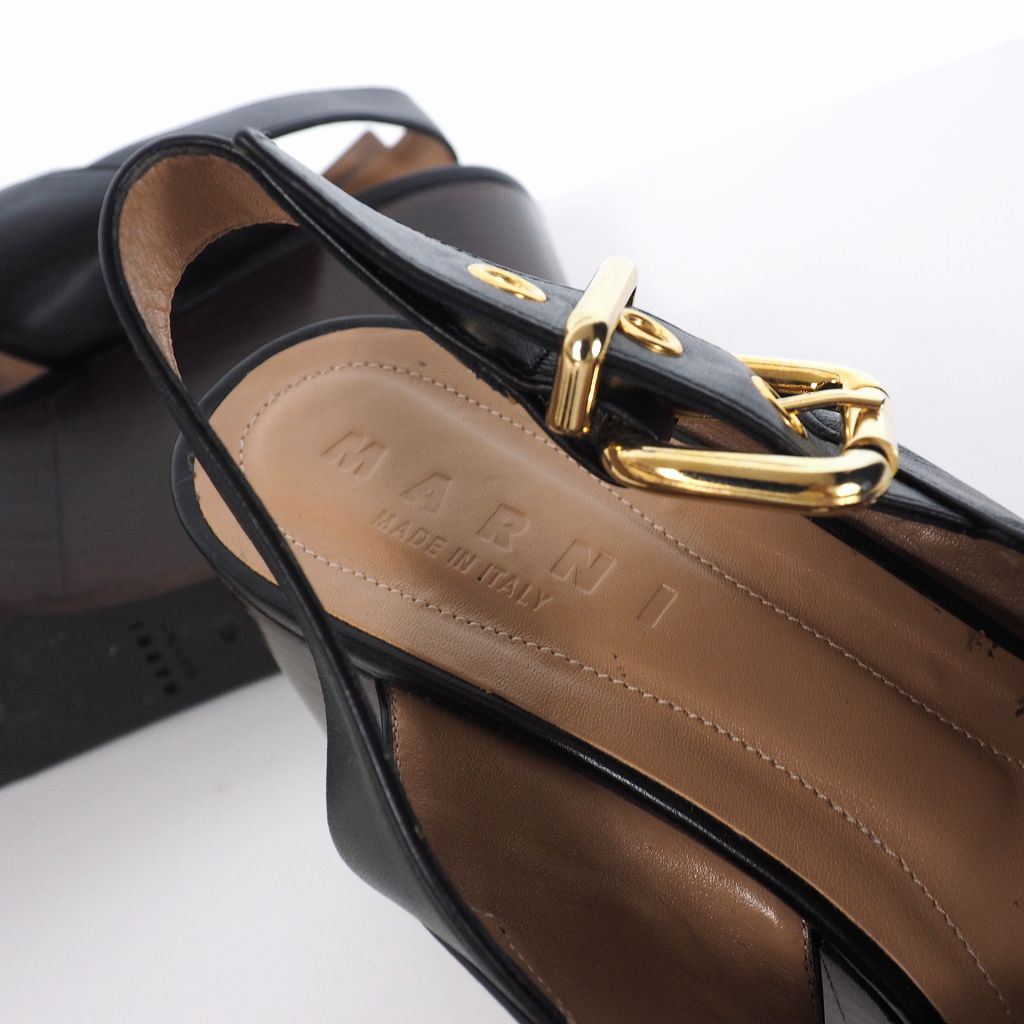 マルニ MARNI 20SS プラットフォーム クロス ストラップ