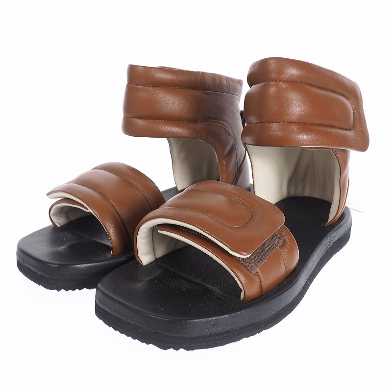 未使用品 メゾンマルジェラ Maison Margiela 20SS レザー サンダル 