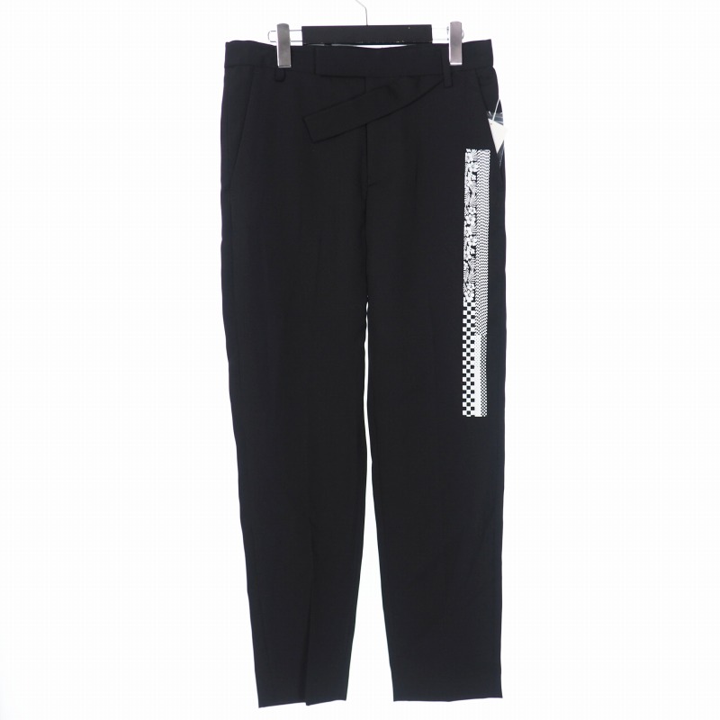 ファセッタズム FACETASM 21SS BARCODE PRINT TROUSERS トラウザーズ 