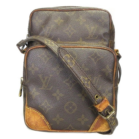 ルイヴィトン Louis Vuitton ショルダーバッグ ポシェット モノグラム アマゾン ワンショルダー 斜め掛け レザー 茶 ブラウン M 鞄 かばん レディース 4 ベクトルパーク