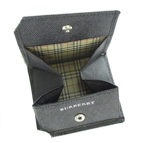 バーバリー BURBERRY コインケース 小銭入れ スクエア BOX型 スナップ  