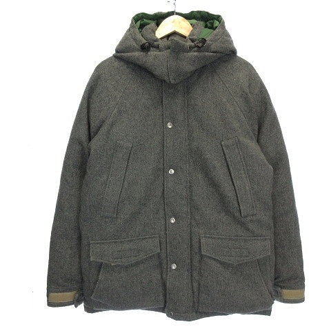 マウントレイニアデザイン Mt Rainier Design Sixty Forty 60 40 ダウンジャケット コート 長袖 フード付き 厚手 ウール 無地 L グレー アウター メンズ 4 ベクトルパーク