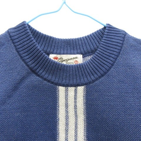 サエグサ Sayegusa 銀座のサエグサ ニット ベスト クルーネック 