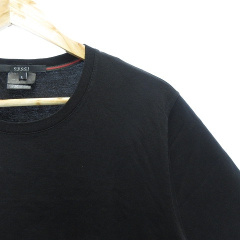グッチ　半袖Tシャツ　イタリア製　クルーネック　シェリーライン　綿　コットン　M グッチ GUCCI Tシャツ カットソー 半袖 クルーネック 薄手