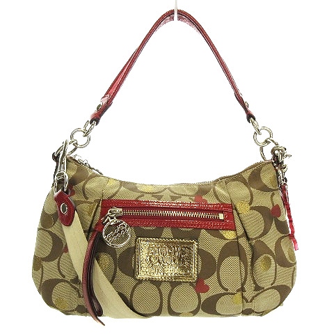 コーチ COACH ポピー ハンドバッグ ショルダー 2way シグネチャー 