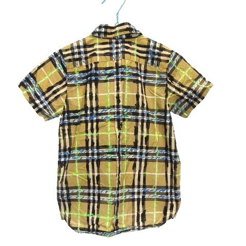 バーバリー チルドレン BURBERRY CHILDREN 半袖 シャツ ステンカラー 
