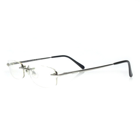 プラダ PRADA メガネ 眼鏡 フレーム リムレス チタン VPR 52FA 51□17  