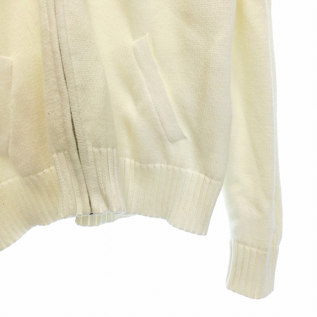 [POLO RALPH LAUREN] フード付きニットパーカー　ホワイト POLO RALPH LAUREN パーカー ケーブルニット コットン