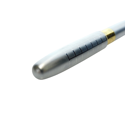 グッチ GUCCI ボールペン ツイスト式 ロゴ シルバーカラー ゴールド