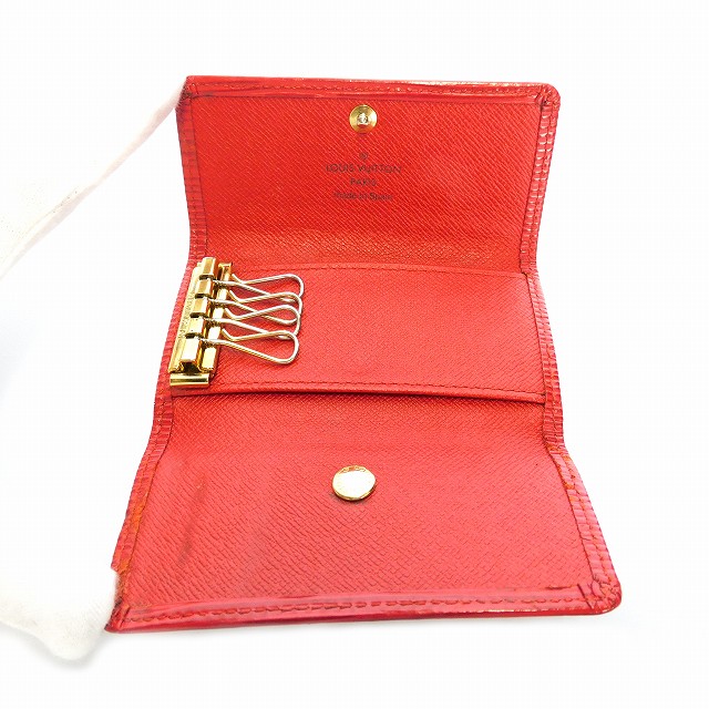 美品‼️ LOUIS VUITTON エピレザー ケース レッド Louis Vuitton エピ カードケース - メルカリ
