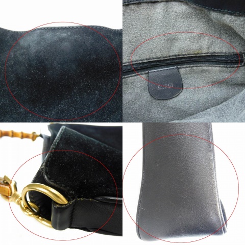 GUCCI＊グッチ＊スエード＊ハンドバッグ＊黒✨ 楽天市場】グッチ スエード バッグの通販