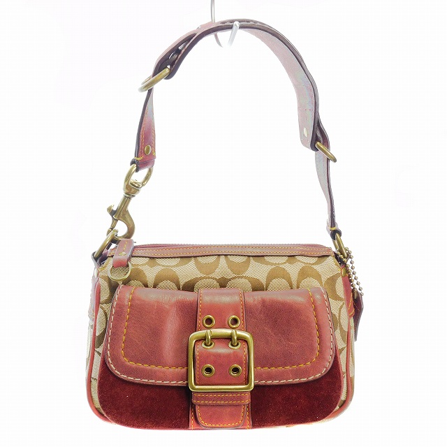 コーチ COACH 7061 シグネチャー ハンドバッグ ショルダーバッグ 