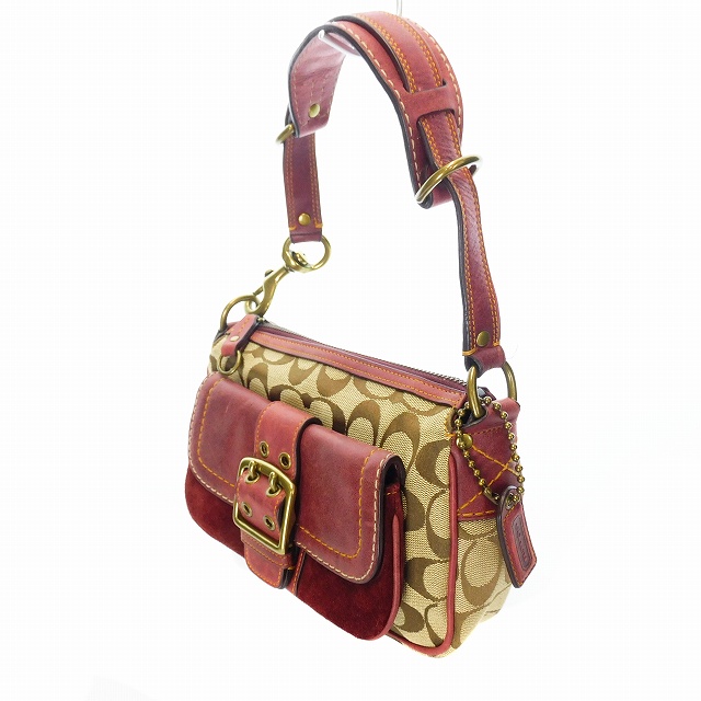 コーチ COACH 7061 シグネチャー ハンドバッグ ショルダーバッグ 