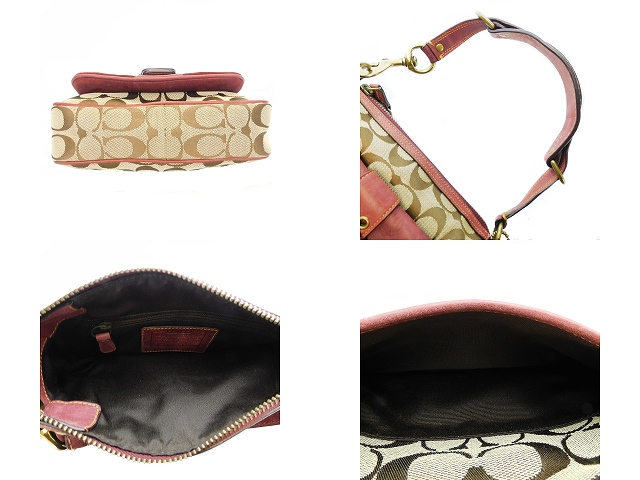 コーチ COACH 7061 シグネチャー ハンドバッグ ショルダーバッグ 