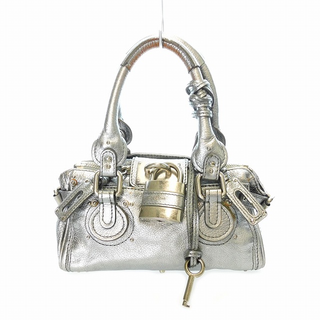 クロエ CHLOE パディントン ハンドバッグ トートバッグ レザー 南京錠 