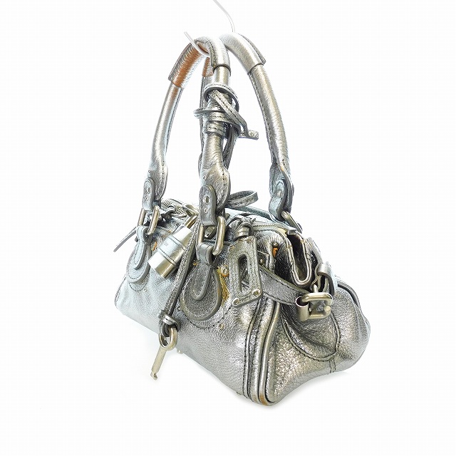 クロエ CHLOE パディントン ハンドバッグ トートバッグ レザー 南京錠 
