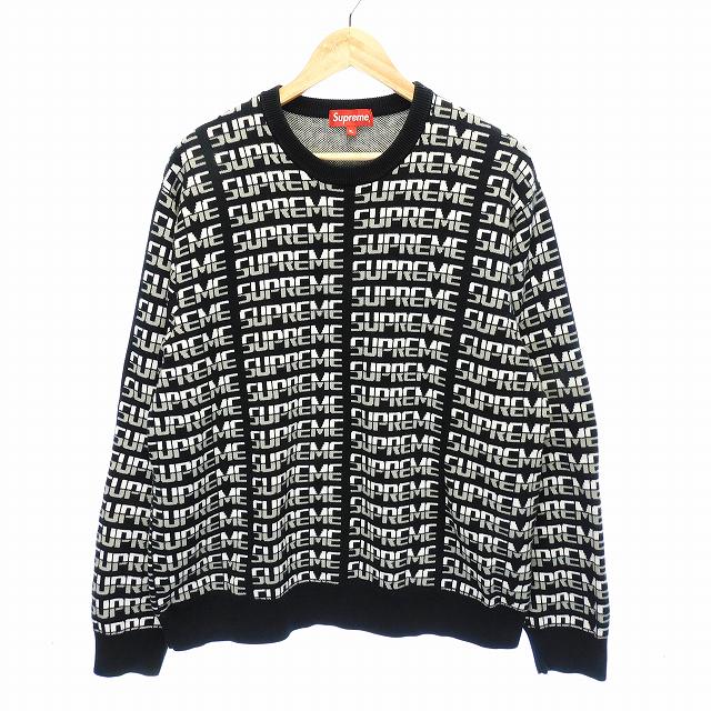 シュプリーム SUPREME Repeat Sweater ニット セーター 長袖 ロゴ 総柄  