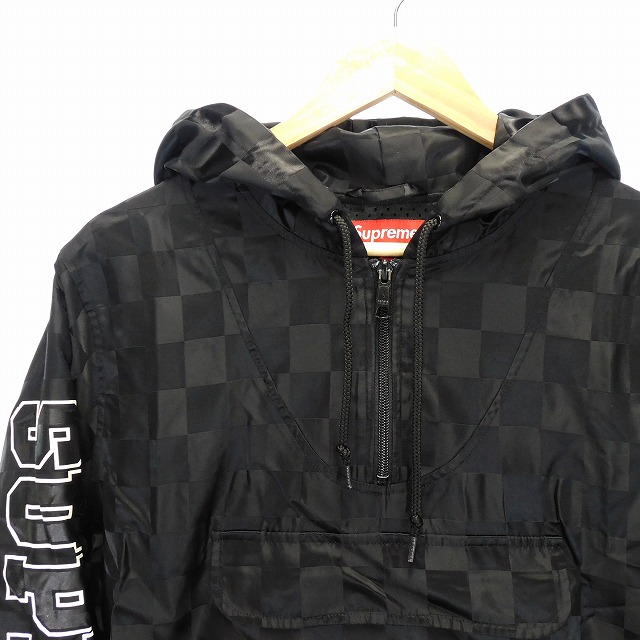 シュプリーム SUPREME Checkered Nylon Hooded Pullover アノラック  