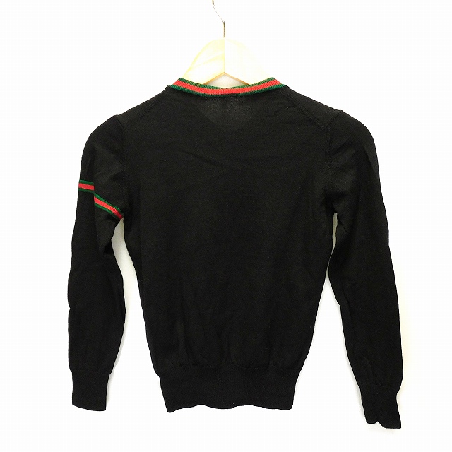 グッチ GUCCI 子供服 シェリーライン ニット セーター長袖 Vネック GG  